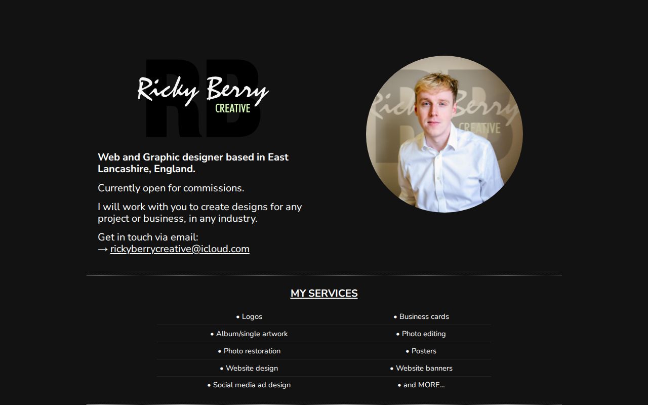Graphic designer — Ricky Berry